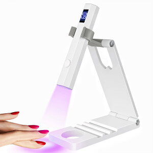 【送料無料】風織商社 LED & UV ネイルライト ペン型 ジェルネイルライト スタンド付き ネイルライト 速乾 ハンディ UVライト LEDライト 携帯ネイルライト USBコードレス 硬化ライト レジン用 ジ