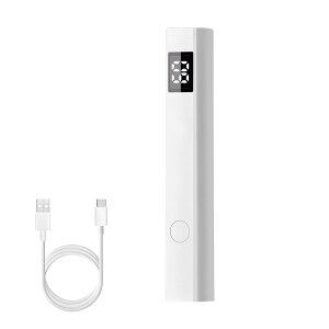 【送料無料】LUYING ネイルライト LEDディスプレイ 3W 充電式 手持ち式 小型 軽量 携帯 20s/60s 速乾 2階段タイマー USB充電式 コンパク ポータブル ミニネイルライト 持ち運び便利 出張 旅行 自宅