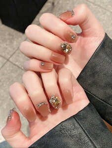 【送料無料】BIBII Nails手作り ネイルチップ 付け爪 3D爪 短め 花柄 春夏 韓国 人気 ネイルチップ ショート 10枚入 キャットアイ マグネット 100% handmade nailsで簡単装着 再利用可能 光沢 かわいい