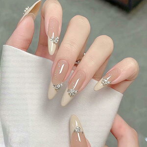 【送料無料】HUIKKJP ネイル チップ 24枚入 ネイル用品 人気 和風 かわいい シンプル 人気 ネイルシール 女性おしゃれな 上級 秋冬 春夏 卒業式 成人式入学式 結婚式 パーティー 両面テープ付き