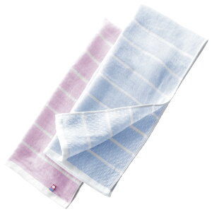 【送料無料】トップファクトリー今治 ふわ泡 ボディタオル 34×90cm 今治タオル 綿100% ガーゼ 泡立つ 色:2A(ブルー・ピンク)、サイズ:裸体サイズ:34cm×90cm/パッケージサイズ:(約)20cm×15cm×1