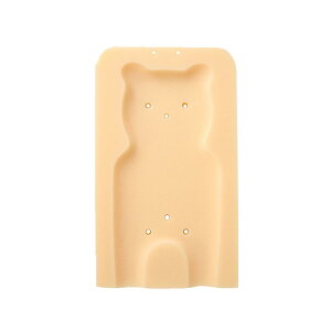 【送料無料】赤ちゃんの快適お風呂タイム用柔らかバスマット ベビーバス&新生児向け浮き輪マット 色:象牙色、サイズ:Medium