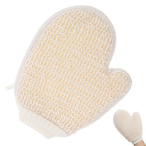 【送料無料】EsiFare あかすり手袋 浴用手袋 綿麻素材 両面使い お風呂手袋 角質除去 角質取り泡立ち 垢すり 黒ずみ お肌に優しい 繰り返し使用可能 男女兼用 入浴用品 お風呂浴用 家庭用