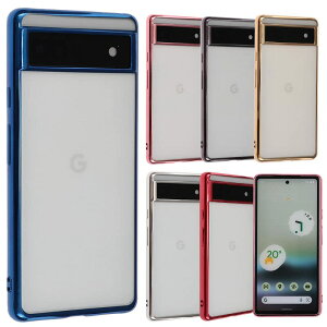 【送料無料】Pixel 6a ケース TPU color Google Pixel6a ソフトケース 透明 カバー クリアケース スマホケース 薄型 保護 耐衝撃 ピクセル6a au softbank A785 色:ブルー、サイズ:Pixel 6a