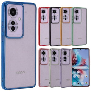 【送料無料】OPPO Reno11 A ケース TPU color Reno11A ソフトケース 透明 カバー クリアケース スマホケース 薄型 保護 耐衝撃 オッポ リノ イレブン エー A401OP CPH2603 Y!mobile 楽天モバイル SIMフリー B075