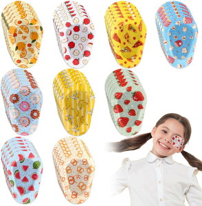 【送料無料】子供のアイパッチ通気性粘着包帯弱視怠惰な目使い捨てアイパッドかわいい漫画眼帯ユニセックス使い捨てアイパッド 45個(ランダムな6つのスタイル) 色:レッド