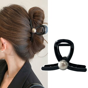 【送料無料】Natunofu ヘアクリップ パール 韓国アクセサリー 大人 おしゃれ 髪飾り オシャレ バンスクリップ 軽い 強力 髪留め クリップ ヘアクリップ しっかりとまる 大人 髪留め バレッタ