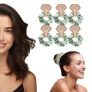 yzOWITER Te̕tYlScrunchiesƐg̃wAoh6_ZbgԉŃV[wAohACfAv[g FFsageATCYFX^_[h