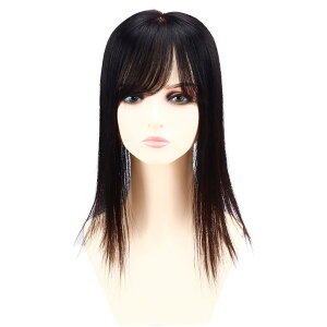 【送料無料】HIYE 部分ウィッグ 人毛100% レミーヘア 総手植え 医療用 広範囲 分け目自由 ボリュームアップ レディース 増毛 増量 白髪隠し 通気性 装着簡単 薄毛対策 ヘアピース 女性用 12×13cm