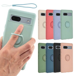 【送料無料】Pixel 7a ケース シリコン リング Google Pixel7a ソフトケース カバー スマホケース 薄型 保護 耐衝撃 グーグル ピクセル7a au softbank docomo A938 色:ミント、サイズ:Pixel 7a