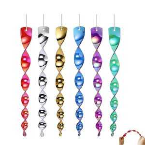 【送料無料】LeTradeJP 鳥よけ 鳩よけ スズメ撃退 フン害防止 吊るすのみ 果樹 庭の装飾 ベランダ 景観を損なわず 鳥除け 鳥獣害用品(6色6個セット)