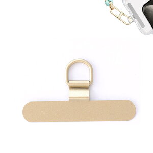 【送料無料】LeTradeJP スマホ ストラップホルダー 極薄0.2mm 金属製/浮きなし曲がれ設計 落下防止 傷防止仕上げ 丈夫10kgまでの荷重量 充電影響なし 軽量 携帯ストラップホルダー 落下防止 (ゴ