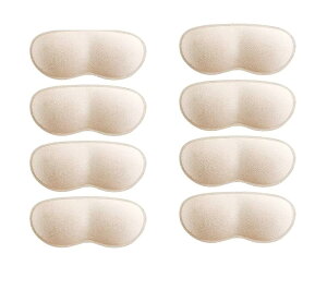 【送料無料】LeTradeJP 靴ずれ防止 かかとパッド 靴かかと保護パッド パカパカ靴 サイズ調整防止 サイズ調節 粘着シール付き防止 かかと 脱げ 対策 4足セット (ベージュ(4足組))