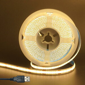 yzNAqiClearhillj5V USB COB LEDXgbvCg 2M F 3000K 320LEDs/M 8mm x8W/M CRI90 ʃe[vό`\ ؒf\ hIP20  ԏ Q Lb`z[ ItBX