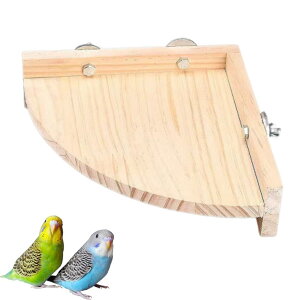 【送料無料】YFFSFDC インコ とまり木 スタンド ケージ に取り付け ケージステージ 踏み台 小動物 おもちゃ オウム 文鳥 スパイラルパーチ ハムスター 小動物 などの 天然素材 噛むおもちゃ 飼