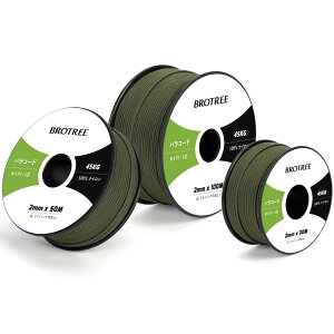 yzBrotree pR[h 2mm 1c 50m KC[v eg[v R ׈ ω׏d45kg Ntg ANZT[ Lv AEghAp - A[~[O[