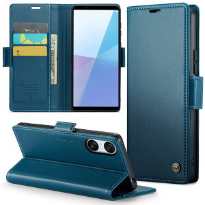 �y���������zXperia 10 VI SO-52E �P�[�X �蒠�^ ���z�^ �J�[�h�|�P�b�g�t�� Sony �G�N�X�y���A10vi / SOG14 / A402SO / XQ-ES44 �p �g�уJ�o�[ �J�[�h���[ Uovon �X�}�z�P�[�X �������U�[ �ϏՌ� �S�ʕی� �X