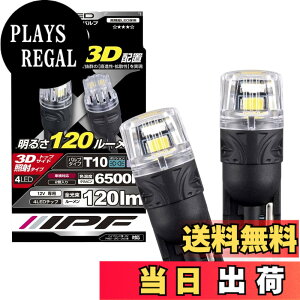 �y���������zIPF �|�W�V���������v LED �ԗp T10 120lm 6500K �z���C�g 12V�p 2�{�� �Ԍ��Ή� LED����z�u ���i��+���C�h�Ǝ� 309W