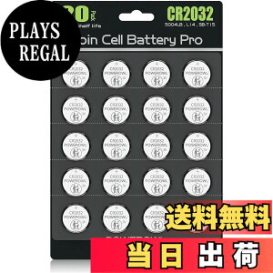 �y���������zPOWEROWL 20�� CR2032 �d�r���`�E�� �{�^�� �d�r 3V CR2032 �R�C���`�d�r(DL2032 / KCR2032 / BR2032 / ECR2032/)