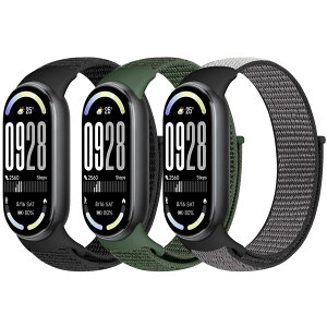 �y���������z[Acortjl] �i�C�������v�o���h Xiaomi Smart Band 10/9/8 �ƌ݊������� ���� �����Y �\�t�g ���߉\ �ʋC�� �X�|�[�c �\�����[�v ���v�X�g���b�v �����p���X�g�o���h Xiaomi Mi Band 10/9/8 �p