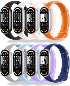 �y���������z[Monuary] 8�F Xiaomi Smart Band 10/9/8�ƌ݊����̂�������p���X�g�o���h�A�_�炩��TPU���A�ʋC���A�h���A�v���ȉ�̗̂̍p