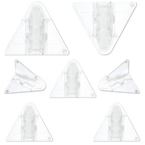 【送料無料】Lasoll 子供安全ロック 8個セット 透明 窓ロック ドアレバーロック 窓ストッパー 引き戸ロック スライディングドアロック 子供 ペット いたずら防止 指はさみ防止 転落防護 環境