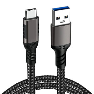 【送料無料】USB Type C ケーブル 0.5M USB-A to USB-C ケーブル【10Gbpsデータ転送 60W(3A/20V)急速充電】 USB3.2 Gen2標準 QC3.0対応 高耐久ナイロン編み MacBook Pro、iphone15、iPad、Xperia、AQUOS、Galaxy、Pixel等タイ