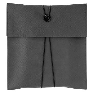 【送料無料】ヘッズ ラッピング袋 25×38cm S チャコール 10枚 不織布 パーツ付ギフトバッグ HEADS FPC-BS