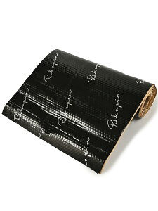 【送料無料】Rikopin(リコピン) デッドニング 【5m】 デッドニングシート 制振シート 断熱シート 防火断熱遮音シート 自動車用 吸音 防音 厚み2.3mm×幅46cm×長さ5m (ブラックアルミ/ブラック格子