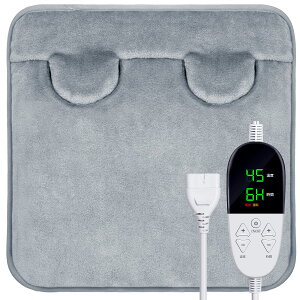 【送料無料】Sumeriy 電気足温器 フットウォーマー ネコ耳デザイン 45*45cm 大きいサイズ 足温器 70°Cまで ホットフットヒーター 過熱保護 タイマー機能 足元暖房 男女兼用 手両足用 安全 暖房費