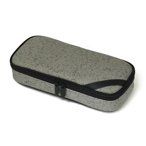 【送料無料】LOONLOON 663 ストーン ペンケース グレー 大容量 おしゃれ 二階建て 多機能