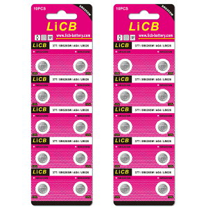 �y���������zLiCB 20�� SR626SW �{�^���d�r ���v�p�y377 �ALR66�ALR626�AAG4�A377A�����i�z