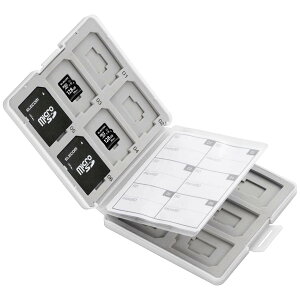 yzGR(ELECOM) J[hP[X SD P[X vX`bN SD12 + microSD12[ zCg CMC-SDCPP24WH