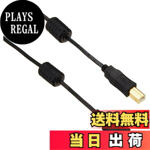 �y���������z�G���R�� USB�P�[�u�� �yB�z USB2.0 (USB A �I�X to USB B �I�X) �t�F���C�g�R�A�t 2m �u���b�N U2C-BF20BK