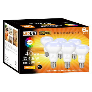 yzLEDd E17 tv` 40W` FRa93 4.6W dF 590lm t^Cv  `Ή 6 E17 dF