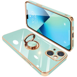 yziPhone13 Mini P[X Ot ACtH13Mini O Jo[ ϏՌ TPU bLH 360°] X^h@\ ԍڃz_[ Xgbvz[t 5.4C`iCgVAj