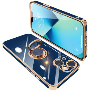 yziPhone13 Mini P[X Ot ACtH13Mini O Jo[ ϏՌ TPU bLH 360°] X^h@\ ԍڃz_[ Xgbvz[t 5.4C`iu[j