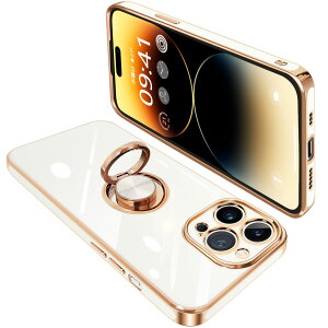 yziPhone14 Pro P[X Ot ACtH14Pro O Jo[ ϏՌ TPU 360°] X^h@\ bLH ԍڃz_[ Xgbvz[t 6.1C`izCgj