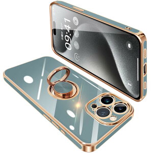 yziPhone15 Pro P[X Ot ACtH15Pro O Jo[ ϏՌ TPU 360°] X^h@\ bLH ԍڃz_[ Xgbvz[t 6.1C`(O[u[)