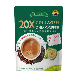 yzFitgum Collagen Chia Coffee `AV[hCX^gR[q[ 12g×10܁bHԐHT|[gɁbXbLEŊȒPb֗Ȍ^Cv (A-10{)