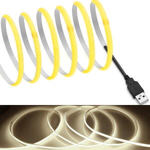 yzyRYEz COB e[vCgLEDXgbvCgtLVu x 5mm BꂽLEDe[vCg2.5m 320LEDs/m F4000K DC5V 180°CRI=90Cʃe[vό`\ ؒf\ Q Lb`