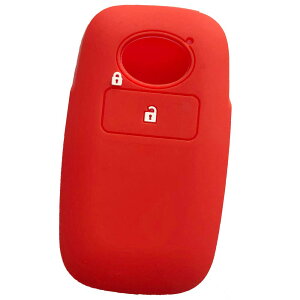 【送料無料】ZIAN ダイハツ/トヨタ車用 1ボタン スマートキーケース ロッキー ライズ など 専用設計 (レッド)