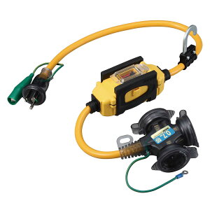 �y���������z�n�^��(HATAYA) �R�d�ߕ��גZ���ی쌓�p�^BFX�����R�[�h 0.7m 2P�ڒn3���R���Z���g BFX-013KC