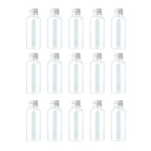 【送料無料】Doyime 小瓶 ミニボトル 小物入れ (15個セット) 保存容器 小分け 30ml スパイスボトル 調味料ボトル PETプラスチック製 丸薬 小物 液体などの保管 party 喫茶店 結婚式