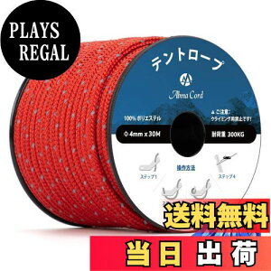 yzAbma Cord KC[v eg[v 4mm ˃pR[h ݋t 30m ω׏d300kg Lv eg ^[v AEghApi˃bhj