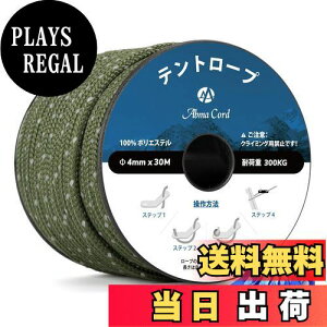 yzAbma Cord KC[v eg[v 4mm ˃pR[h ݋t 30m ω׏d300kg Lv eg ^[v AEghApi˃A[~[O[j