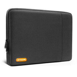 【送料無料】bagasin 耐衝撃 ラップトップ スリーブバッグ 対応機種 Laptop 12.3インチ ポリエステル 撥水 保護 縦型ケース ポケット付き 耐衝撃(ブラック)
