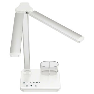 【送料無料】Glvaner デスクライト LEDライト 折り畳みライト 卓上ライト 電気スタンドled 無段階調光 調色 可愛い オシャレ 2ways T字 I字 目に優しい 折りたたみ タイマー タッチセンサー 角度