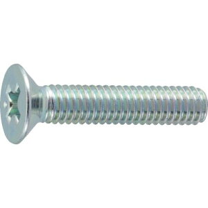 【送料無料】トラスコ中山(TRUSCO) 皿頭小ねじ 全ネジ B7020315 三価白 M3×15 160本入 x 10パック x 【ケース販売】