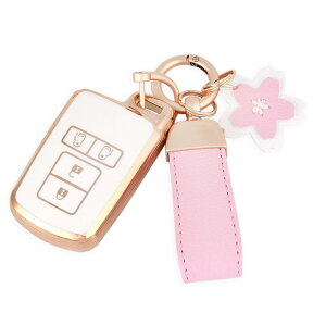 【送料無料】【Nacalikeey】キーケース適合トヨタノア (NOAH) 80系さくらキーホルダー桜の花キーケースヴォクシー (VOXY) 80系/ エスクァイア (Esquire) H26.10スマート花明かり可愛のキーケース適合新